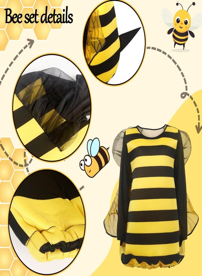 HOMELEX Bumble Bee Costume for Girls Funny Animal Halloween Kids Costumes - Image 5